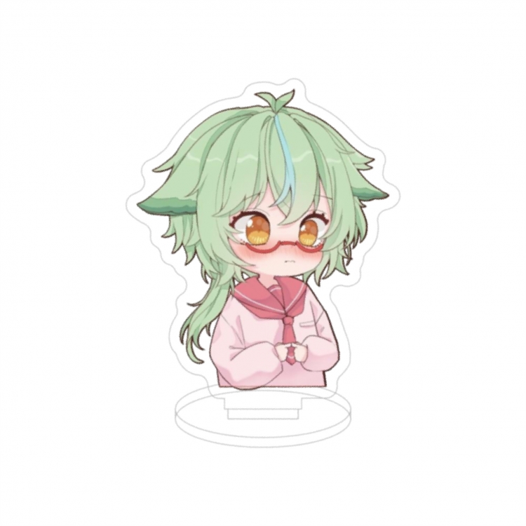 Genshin Impact Double layer Anime characters acrylic Standing Plates Keychain 10cm