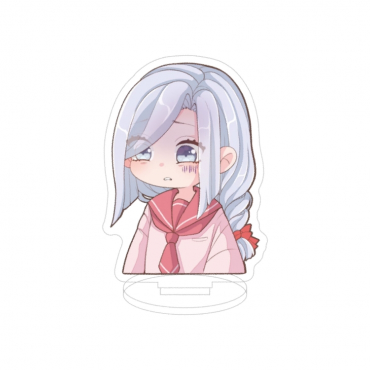 Genshin Impact Double layer Anime characters acrylic Standing Plates Keychain 10cm
