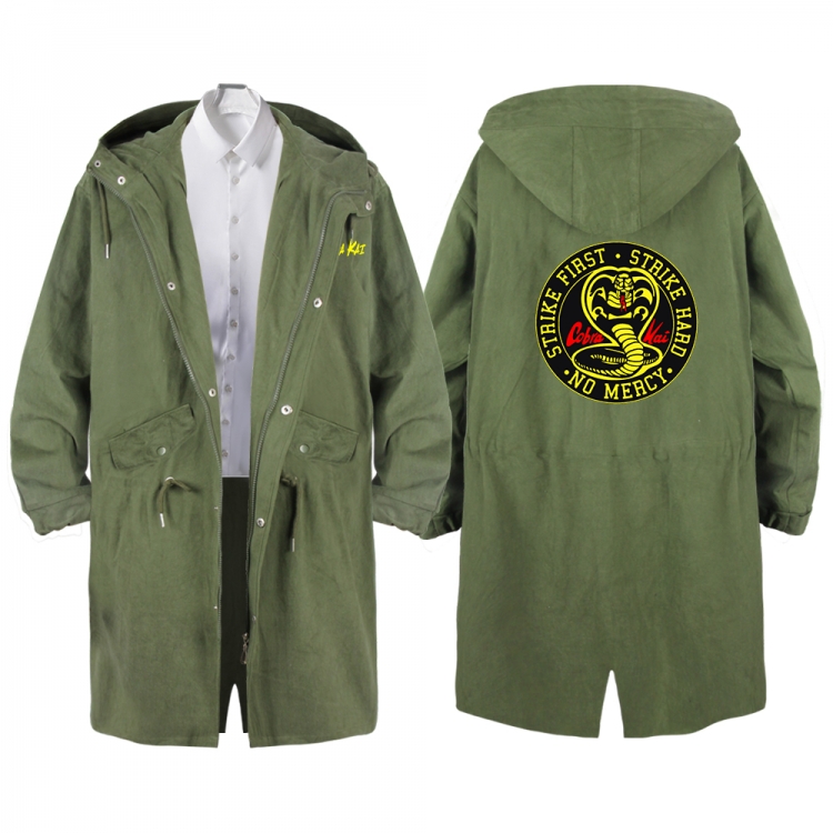 cobra  Anime Peripheral Hooded Long Windbreaker Jacket from S to 3XL