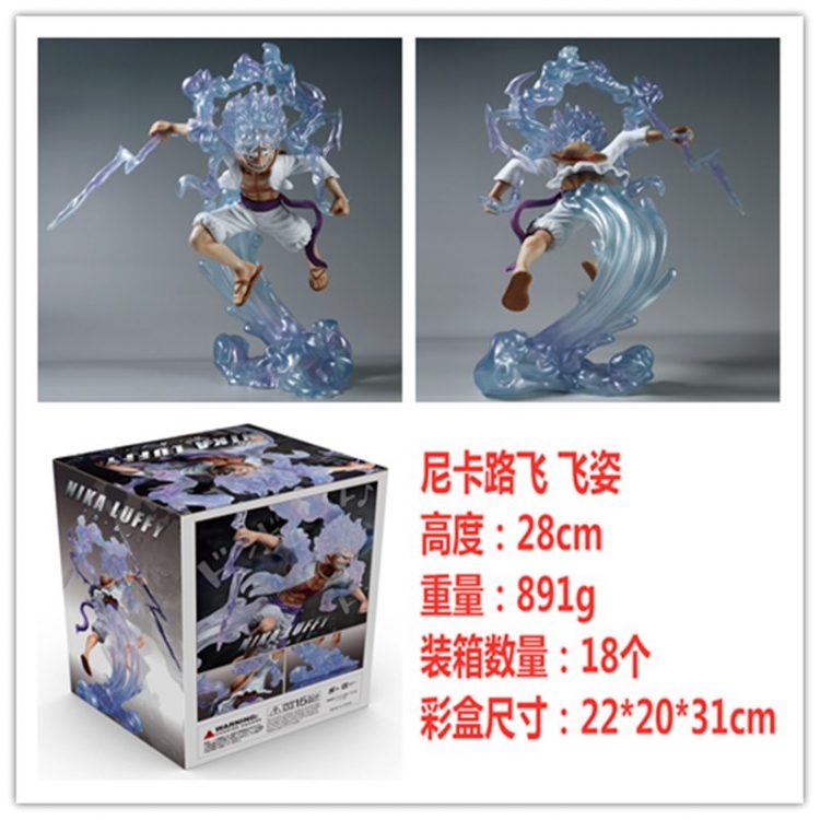 One Piece Boxed Figure Decoration Model 28cm