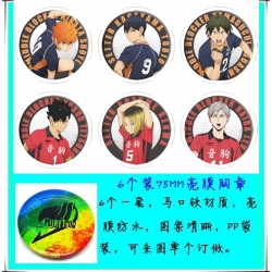 Haikyuu!! Anime round Badge Br...