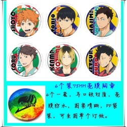 Haikyuu!! Anime round Badge Br...