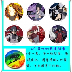 Naruto Anime round Badge Brigh...