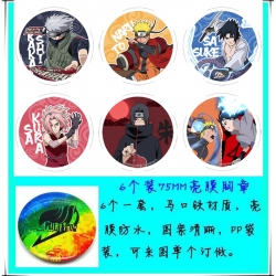 Naruto Anime round Badge Brigh...