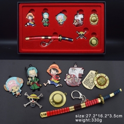 One Piece Cartoon key chain pa...