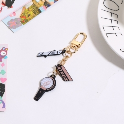 ateez Korean star key chain ba...