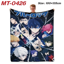 BLUE LOCK Anime flannel blanke...