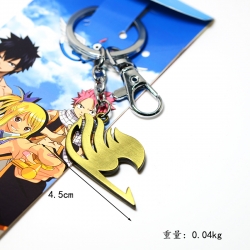 Fairy tail Metal key chain pen...