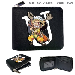 One Piece  Anime zipper black ...