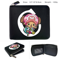 One Piece  Anime zipper black ...