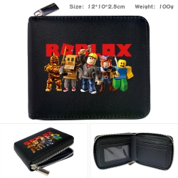 Robllox Anime zipper black lea...