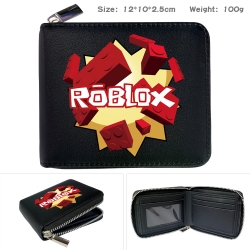 Robllox Anime zipper black lea...