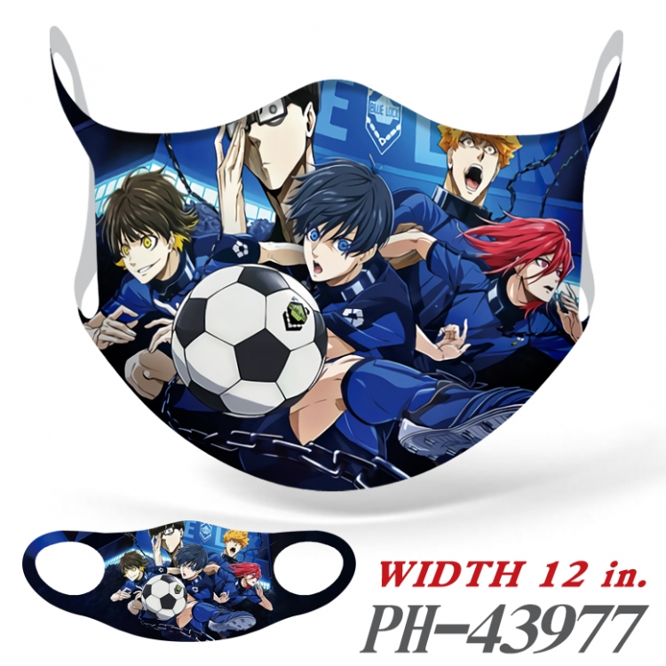 BLUE LOCK Anime peripheral full-color seamless ice single piece mask price for 5 pcs PH-43977A