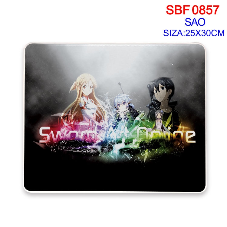 Sword Art Online Animation peripheral locking mouse pad 25X30CM SBF-857-2