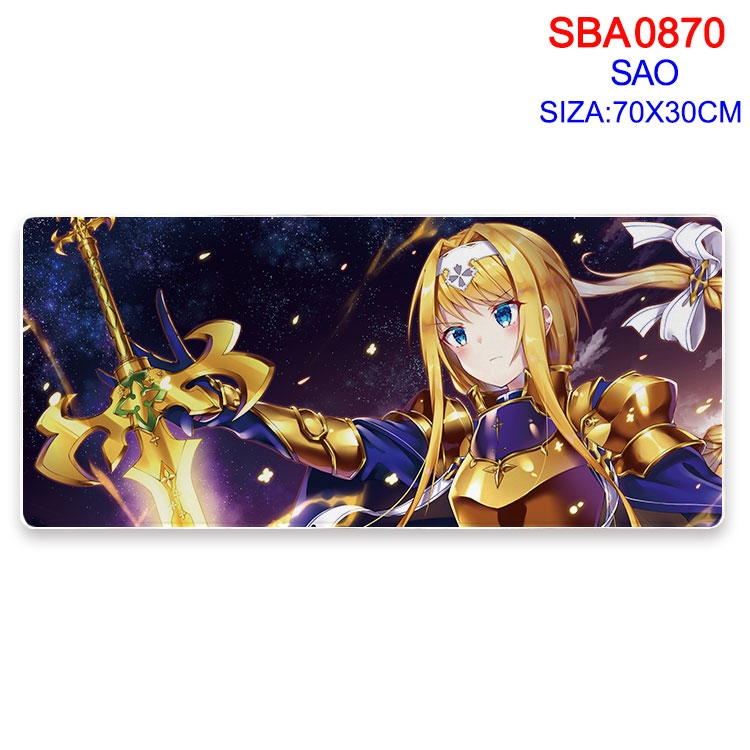 Sword Art Online Animation peripheral lock mouse pad 70X30cm SBA-870