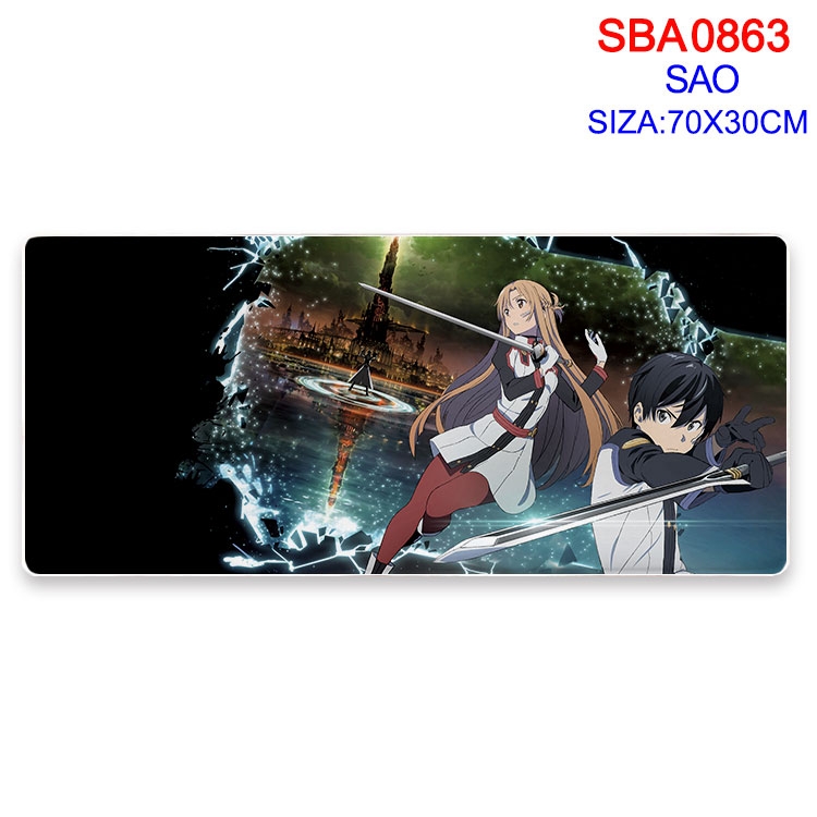 Sword Art Online Animation peripheral lock mouse pad 70X30cm SBA-863