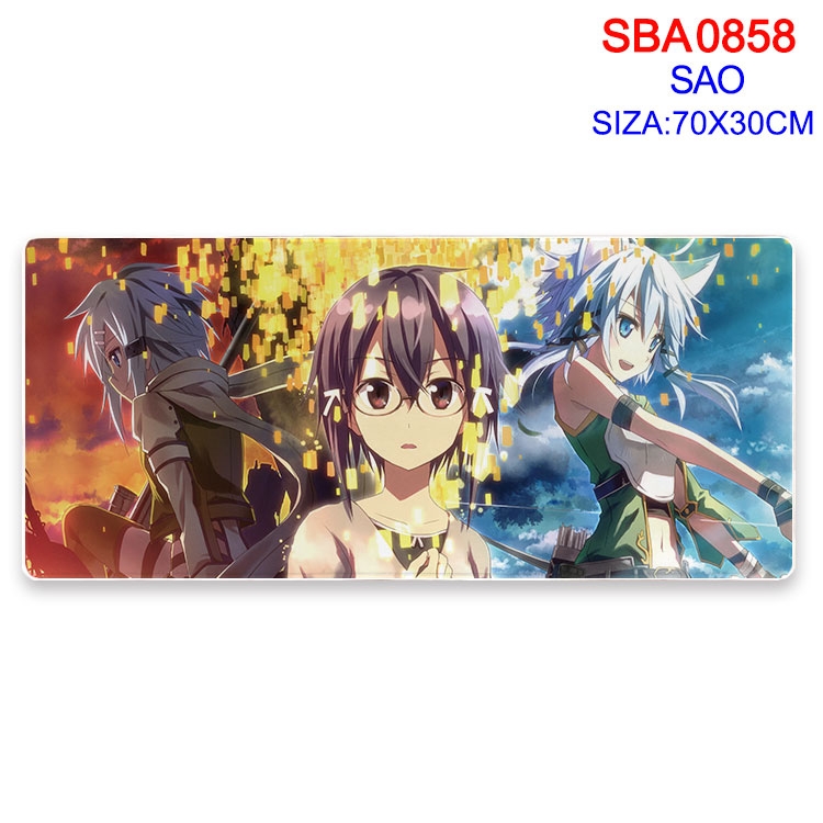 Sword Art Online Animation peripheral lock mouse pad 70X30cm SBA-858