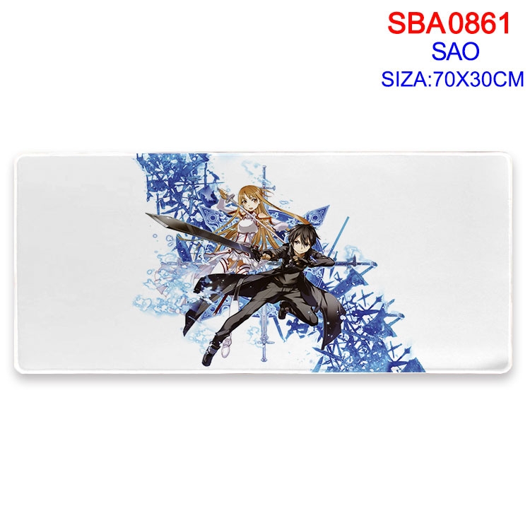 Sword Art Online Animation peripheral lock mouse pad 70X30cm  SBA-861