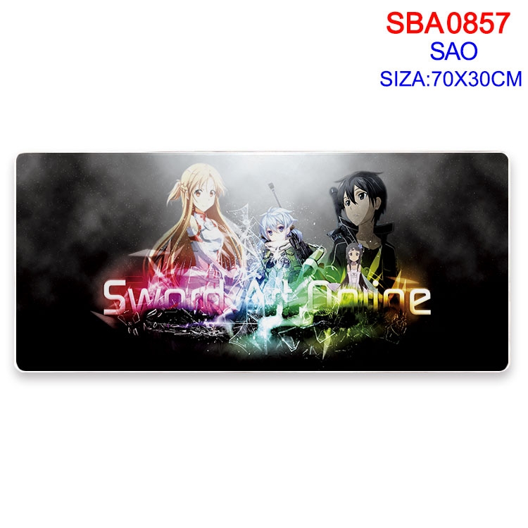 Sword Art Online Animation peripheral lock mouse pad 70X30cm  SBA-857