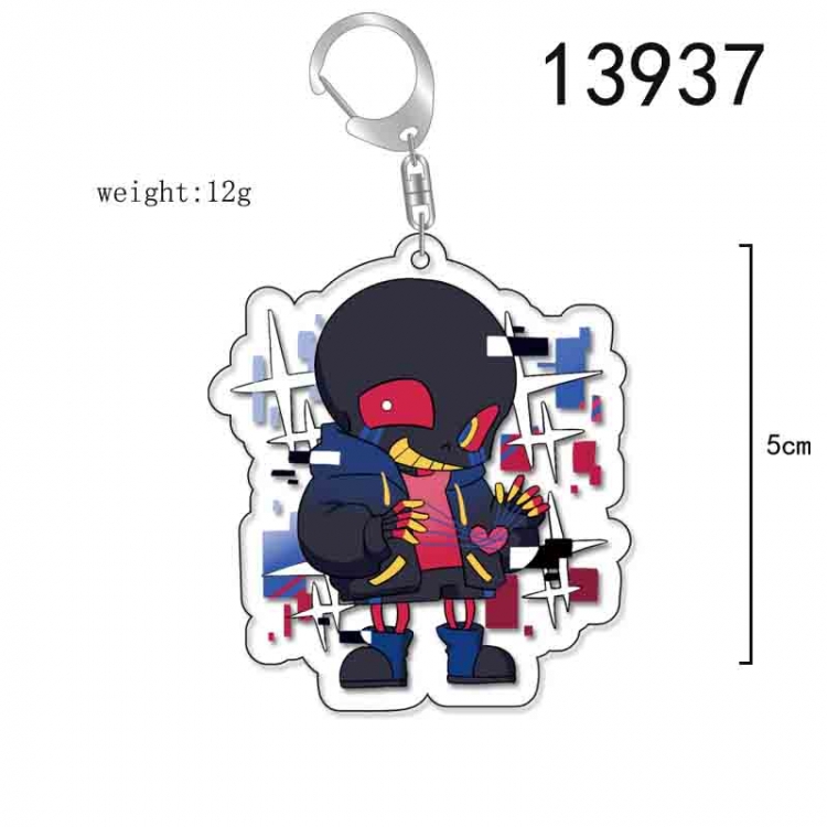 Undertale Anime Acrylic Keychain Charm price for 5 pcs 13937