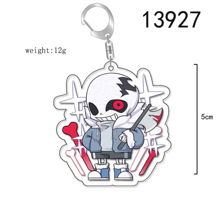 Undertale Anime Acrylic Keychain Charm price for 5 pcs 13927