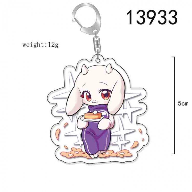 Undertale Anime Acrylic Keychain Charm price for 5 pcs 13933