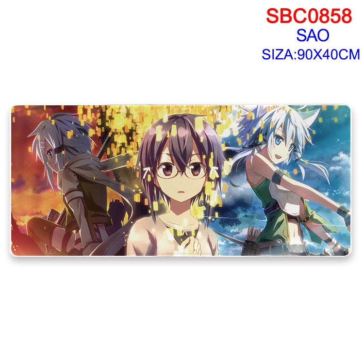 Sword Art Online Anime peripheral edge lock mouse pad 90X40CM  SBC-858