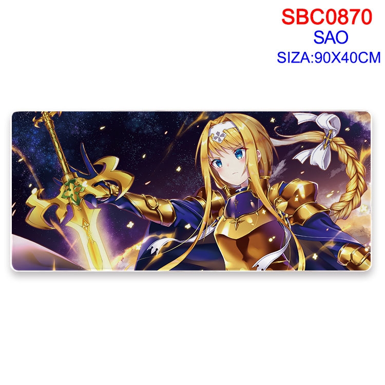 Sword Art Online Anime peripheral edge lock mouse pad 90X40CM  SBC-870