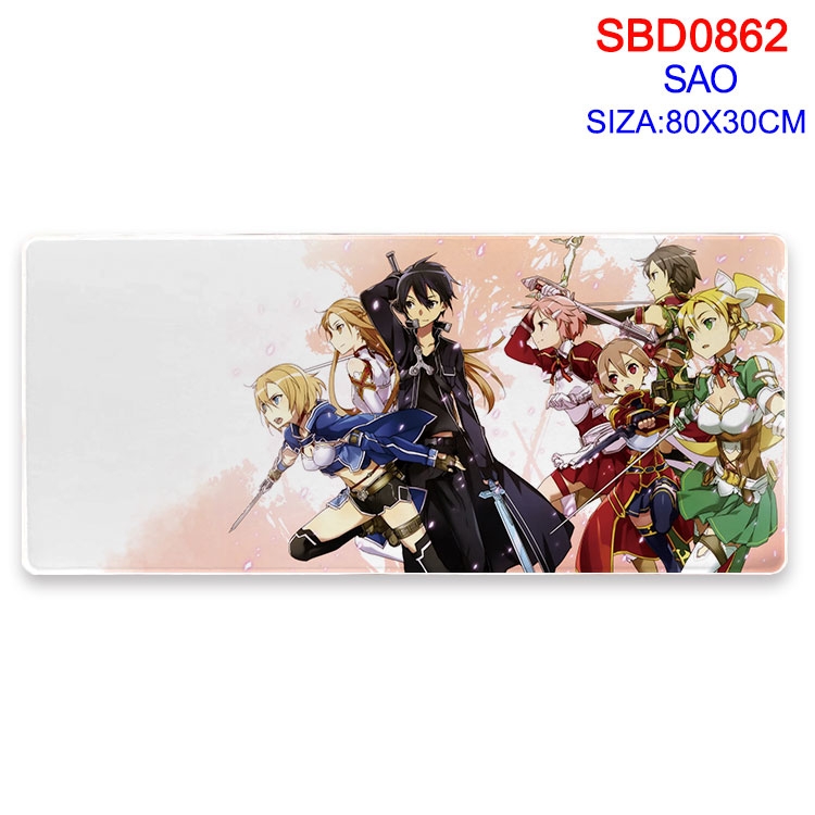 Sword Art Online Animation peripheral locking mouse pad 80X30cm SBD-862
