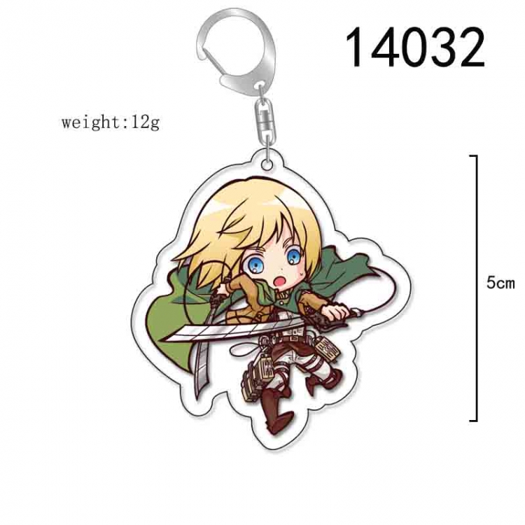 Shingeki no Kyojin Anime Acrylic Keychain Charm price for 5 pcs 14032