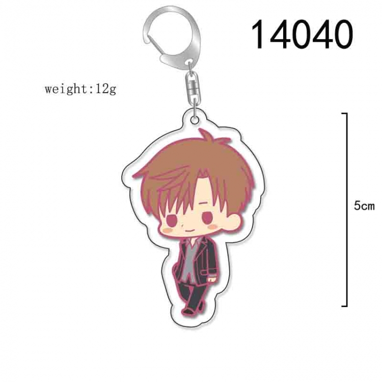 Fruits Basket Anime Acrylic Keychain Charm price for 5 pcs 14040