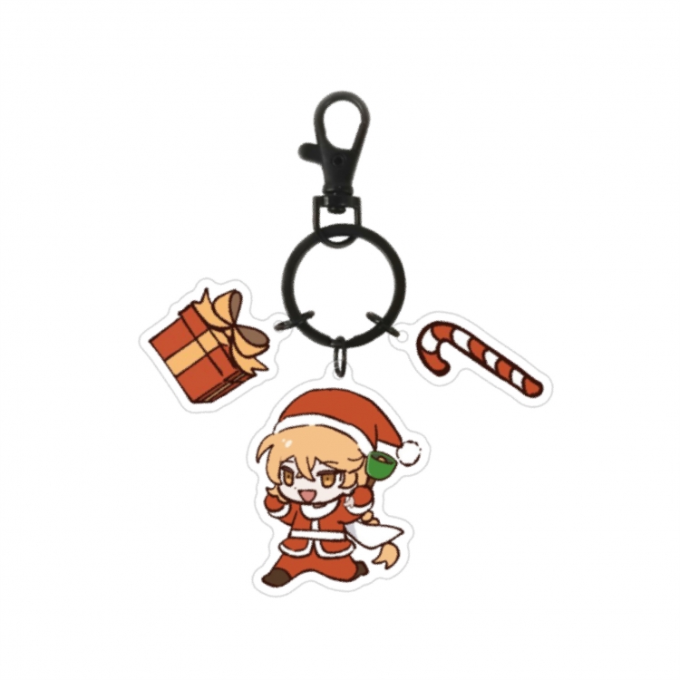 Genshin Impact 3 Pendant Acrylic Keychain Bag Pendant Decorations price for 5 pcs