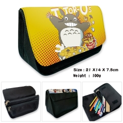 TOTORO Anime Velcro canvas zip...