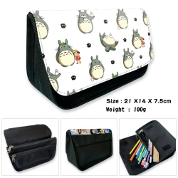 TOTORO Anime Velcro canvas zip...