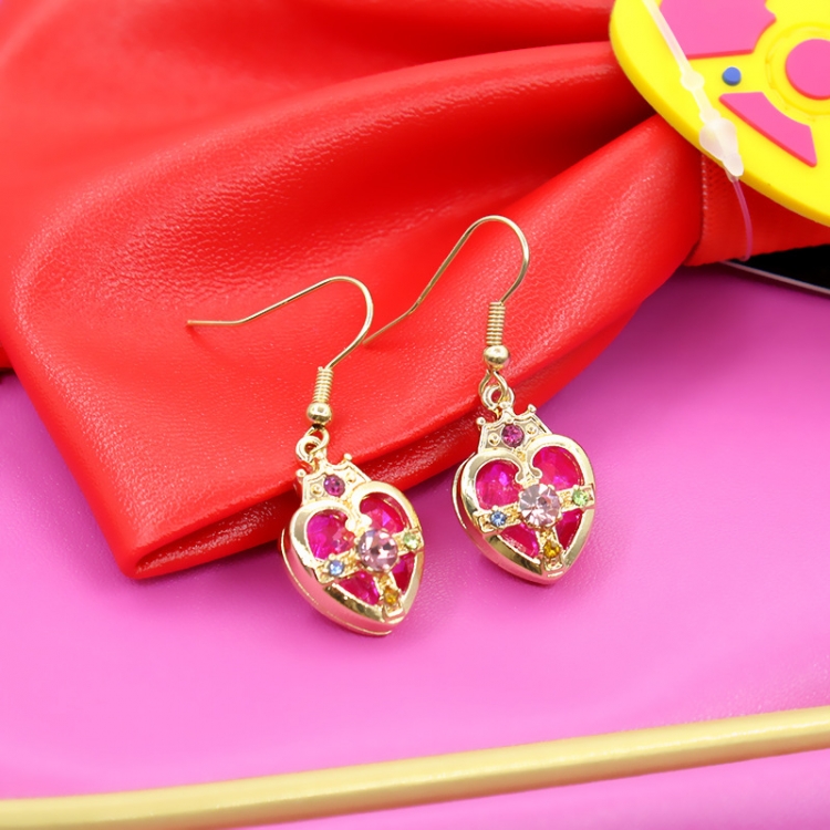 sailormoon Sakura shape-changing device love wings student earrings earrings price for 5 pcs style A