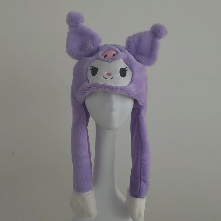 Kuromi Tiktok animal rabbit ear hat pinching ear will not move price for 3 pcs