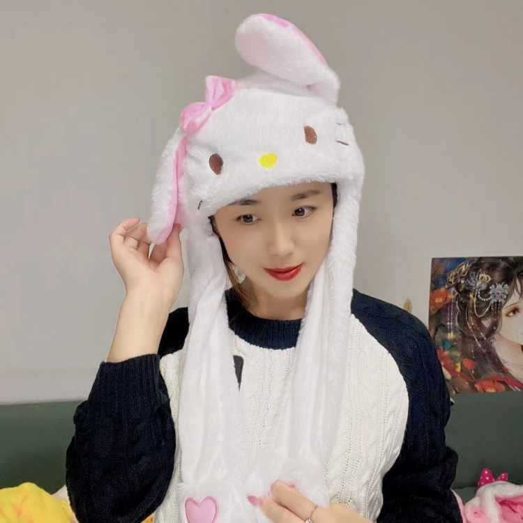 KITTY Tiktok animal rabbit ear hat pinching ear will not move price for 3 pcs