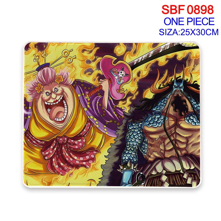 One Piece Anime peripheral edge lock mouse pad 25X30cm