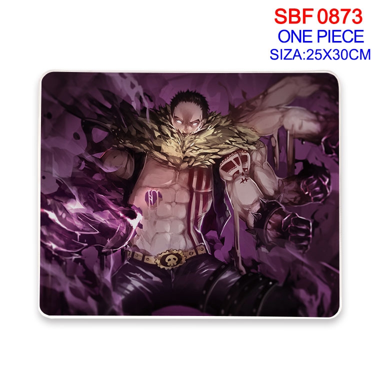 One Piece Anime peripheral edge lock mouse pad 25X30cm