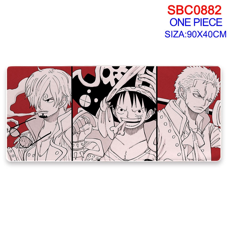 One Piece Anime peripheral edge lock mouse pad 90X40CM SBC-882