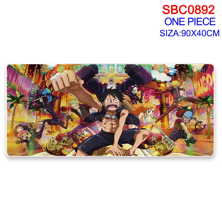 One Piece Anime peripheral edge lock mouse pad 90X40CM SBC-892