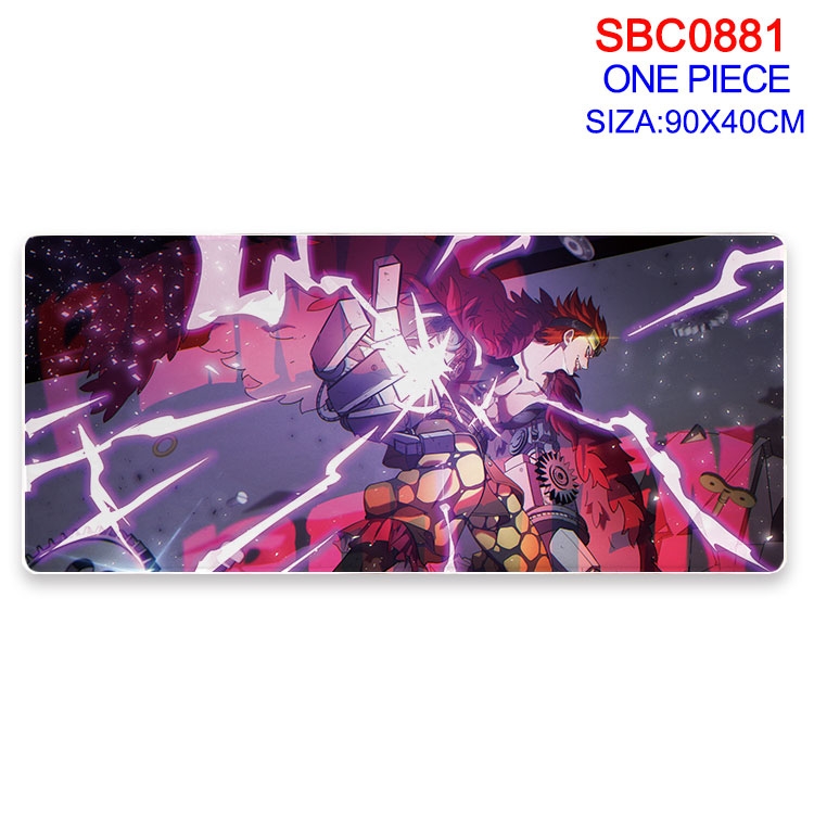 One Piece Anime peripheral edge lock mouse pad 90X40CM SBC-881