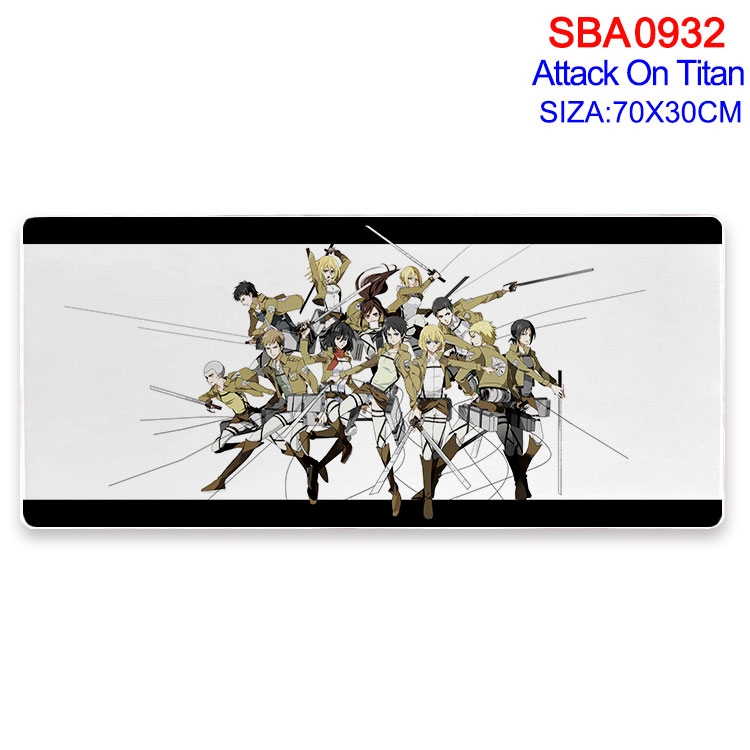 Shingeki no Kyojin Animation peripheral locking mouse pad 70X30cm SBA-932
