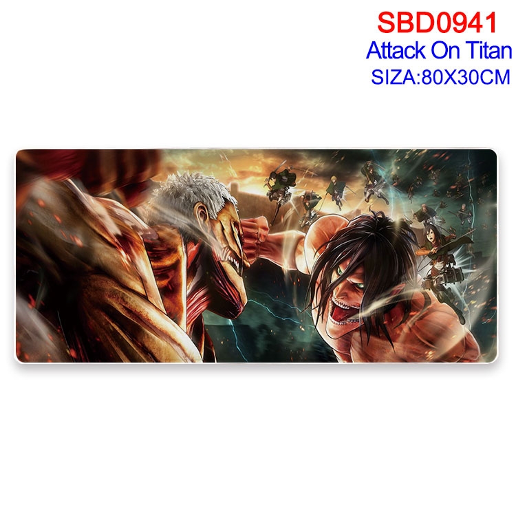 Shingeki no Kyojin Animation peripheral locking mouse pad 80X30cm  SBD-941