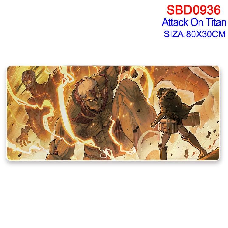 Shingeki no Kyojin Animation peripheral locking mouse pad 80X30cm SBD-936