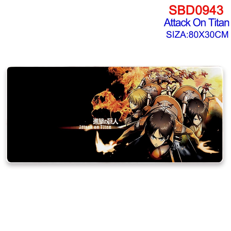 Shingeki no Kyojin Animation peripheral locking mouse pad 80X30cm SBD-943