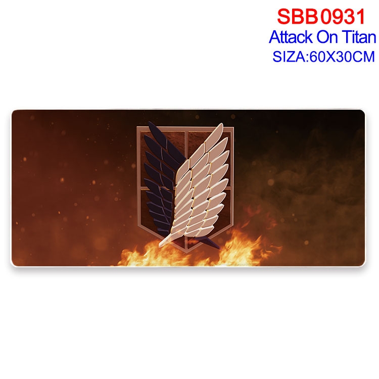 Shingeki no Kyojin Animation peripheral locking mouse pad 60X30cm  SBB-931