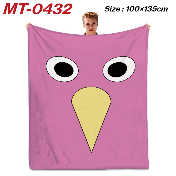 Garten of Banban Anime flannel blanket air conditioner quilt double-sided printing  100x135cm MT-0432