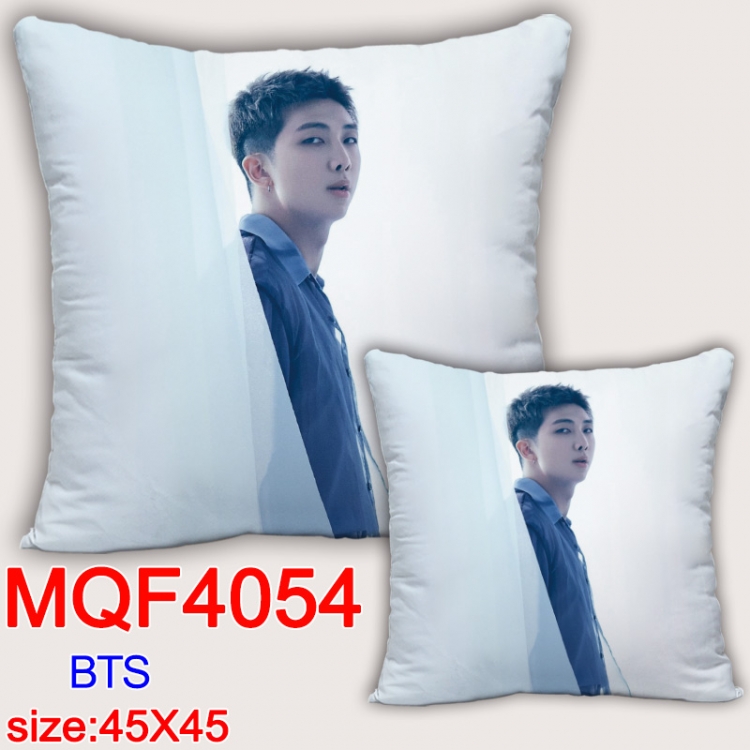 BTS Anime square full-color pillow cushion 45X45CM NO FILLING MQF-4054