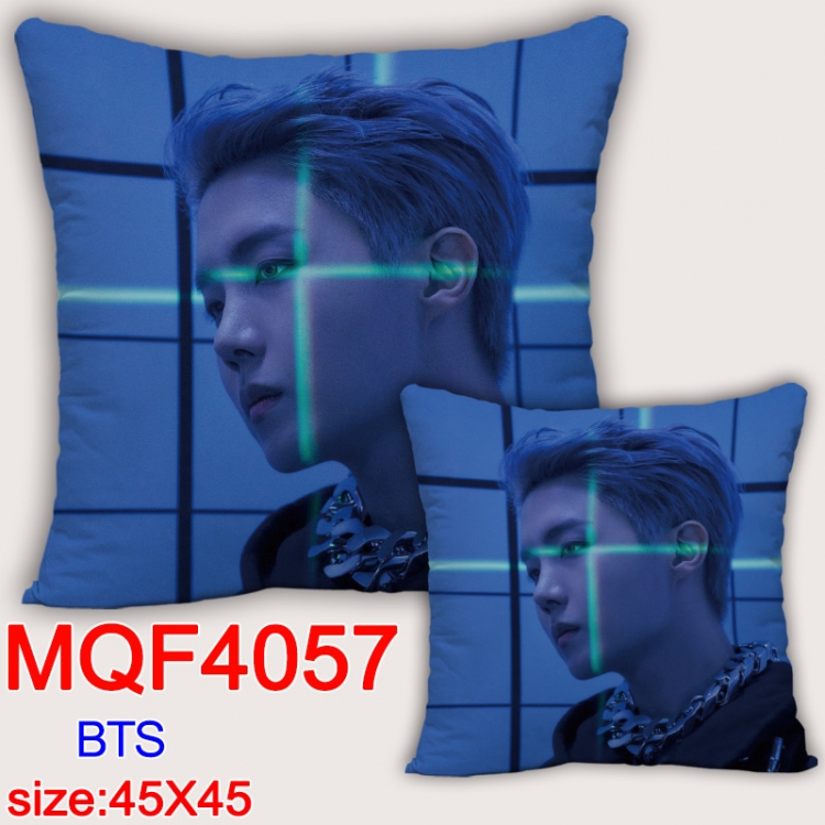 BTS Anime square full-color pillow cushion 45X45CM NO FILLING MQF-4057